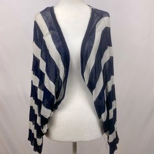 Anthropologie Moth, Navy & Blue Shrug
